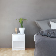 Load image into Gallery viewer, May Bedside 1 Drawer in White