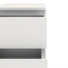 Load image into Gallery viewer, Nova Bedside 2 Drawer in White