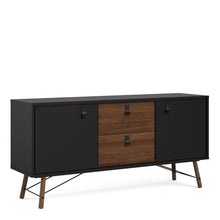 Load image into Gallery viewer, Ry Sideboard 2 doors + 2 drawers in Matt Black Walnut