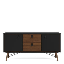 Load image into Gallery viewer, Ry Sideboard 2 doors + 2 drawers in Matt Black Walnut