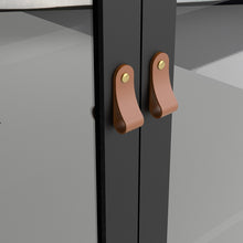 Load image into Gallery viewer, Barcelona China cabinet 2 doors w/glass + 3 drawers in Matt Black