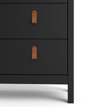 Load image into Gallery viewer, Barcelona China cabinet 2 doors w/glass + 3 drawers in Matt Black