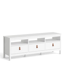 Load image into Gallery viewer, Barcelona Tv-unit 3 drawers in White