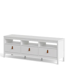 Load image into Gallery viewer, Barcelona Tv-unit 3 drawers in White