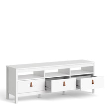 Load image into Gallery viewer, Barcelona Tv-unit 3 drawers in White