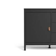 Load image into Gallery viewer, Barcelona Sideboard 2 doors + 3 drawers in Matt Black