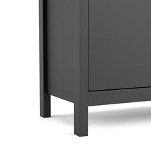 Load image into Gallery viewer, Barcelona Sideboard 2 doors + 1 drawer in Matt Black