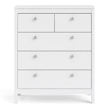Load image into Gallery viewer, Madrid Chest 3+2 drawers in White