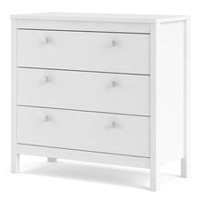 Load image into Gallery viewer, Madrid Chest 3 drawers in White