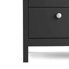 Load image into Gallery viewer, Madrid Chest 3 drawers in Matt Black