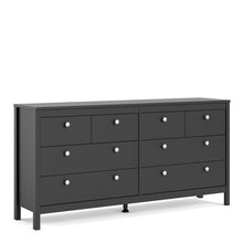 Load image into Gallery viewer, Madrid Double dresser 4+4 drawers in Matt Black