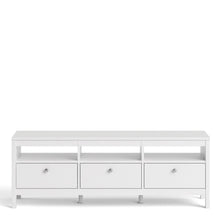 Load image into Gallery viewer, Madrid Tv-unit 3 drawers in White