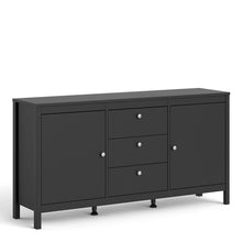 Load image into Gallery viewer, Madrid Sideboard 2 doors + 3 drawers in Matt Black