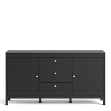 Load image into Gallery viewer, Madrid Sideboard 2 doors + 3 drawers in Matt Black