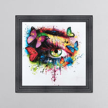 Load image into Gallery viewer, Butterfly Eye Patrice Murciano Framed Artwork 85*85cm