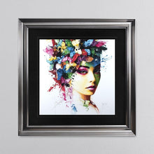 Load image into Gallery viewer, Butterfly Effect Patrice Murciano Framed Wall Art 90*90cm