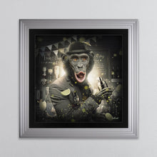 Load image into Gallery viewer, Cocktail Monkey Framed Wall Art
