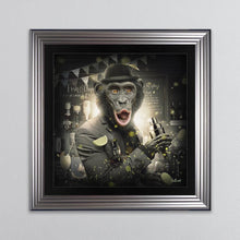 Load image into Gallery viewer, Cocktail Monkey Framed Wall Art