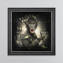 Load image into Gallery viewer, Cocktail Monkey Framed Wall Art