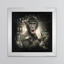 Load image into Gallery viewer, Cocktail Monkey Framed Wall Art