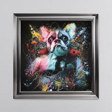 Load image into Gallery viewer, Colour Frenchie Framed Wall Art 90*90cm