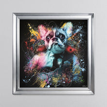 Load image into Gallery viewer, Colour Frenchie Framed Wall Art 90*90cm