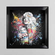 Load image into Gallery viewer, Colour Marilyn Monroe Framed Wall Art 90*90cm