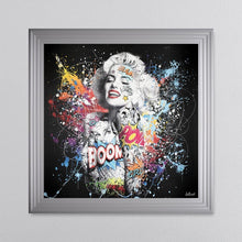 Load image into Gallery viewer, Colour Marilyn Monroe Framed Wall Art 90*90cm