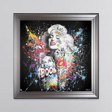 Load image into Gallery viewer, Colour Marilyn Monroe Framed Wall Art 90*90cm