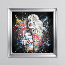 Load image into Gallery viewer, Colour Marilyn Monroe Framed Wall Art 90*90cm