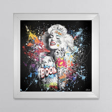Load image into Gallery viewer, Colour Marilyn Monroe Framed Wall Art 90*90cm