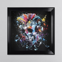 Load image into Gallery viewer, Colour Skull Framed Wall Art 90*90cm