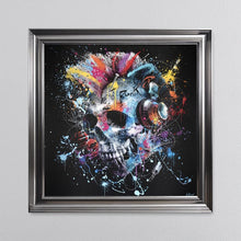 Load image into Gallery viewer, Colour Skull Framed Wall Art 90*90cm