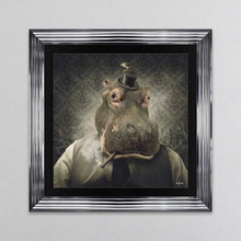Load image into Gallery viewer, Hippo Framed Wall Art