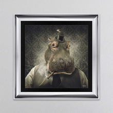Load image into Gallery viewer, Hippo Framed Wall Art