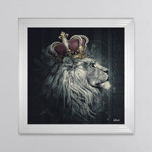 Load image into Gallery viewer, Lion Mafia King Framed Wall Art 90*90cm