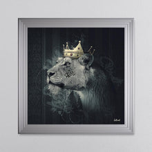Load image into Gallery viewer, Lion Mafia Queen Framed Wall Art 90*90cm