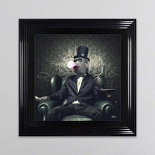 Load image into Gallery viewer, Monkey Cigar Framed Wall Art