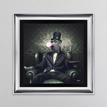 Load image into Gallery viewer, Monkey Cigar Framed Wall Art