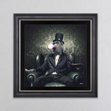 Load image into Gallery viewer, Monkey Cigar Framed Wall Art