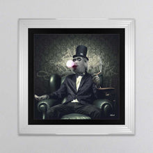Load image into Gallery viewer, Monkey Cigar Framed Wall Art