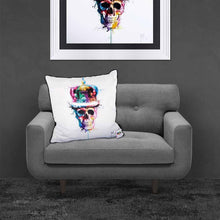 Load image into Gallery viewer, Patrice Murciano God Save The Queen Luxury Feather Filled Cushion | 55cmx 55cm