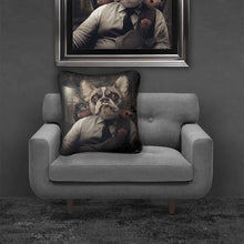 Load image into Gallery viewer, Frenchie Mafia Feather Filled Cushion 55*55cm