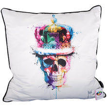 Load image into Gallery viewer, Patrice Murciano God Save The Queen Luxury Feather Filled Cushion | 55cmx 55cm