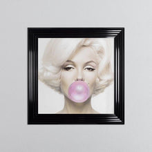 Load image into Gallery viewer, Marilyn Monroe Blowing Gum Framed Wall Art