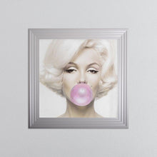 Load image into Gallery viewer, Marilyn Monroe Blowing Gum Framed Wall Art