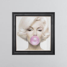 Load image into Gallery viewer, Marilyn Monroe Blowing Gum Framed Wall Art