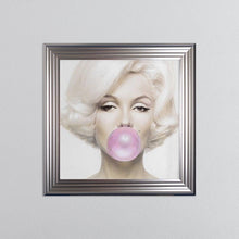 Load image into Gallery viewer, Marilyn Monroe Blowing Gum Framed Wall Art