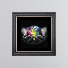 Load image into Gallery viewer, Patrice Murciano World In His Hands Framed Wall Art
