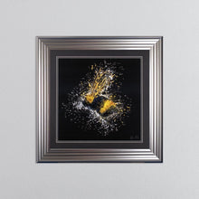 Load image into Gallery viewer, Flying Bumble Bee Modern Framed Artwork